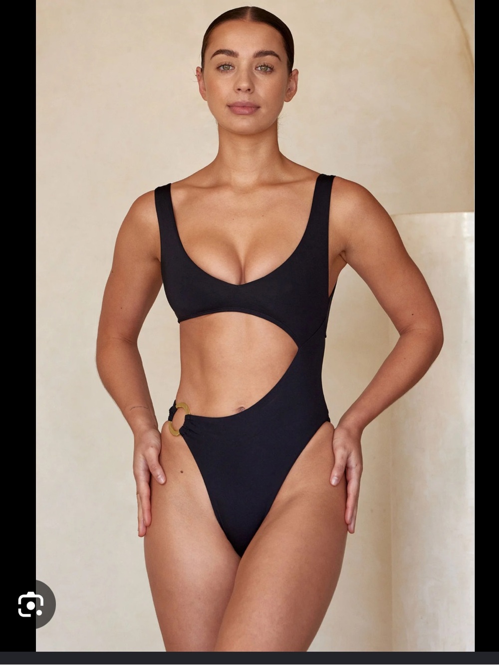 Monday Swimwear St. Barth's One Piece Swimsuit - Black